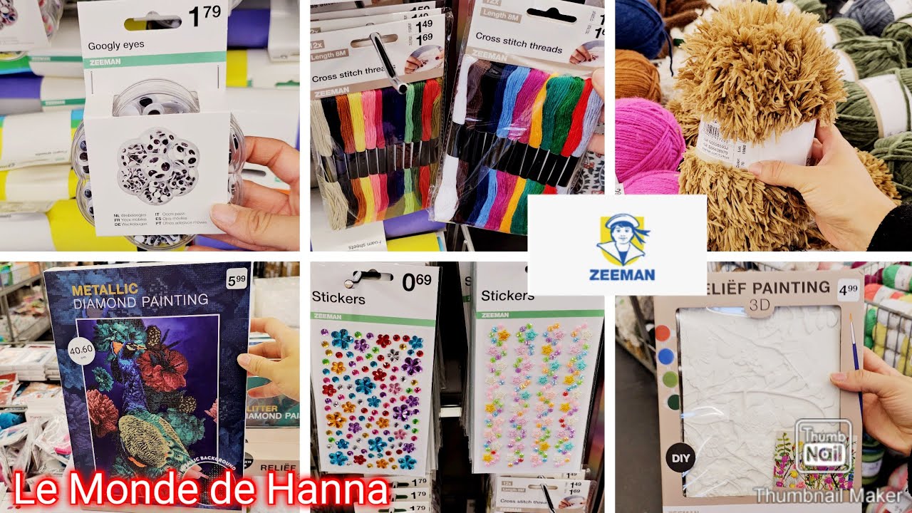 ZEEMAN 08-11 LOISIRS CRÉATIFS 🌸