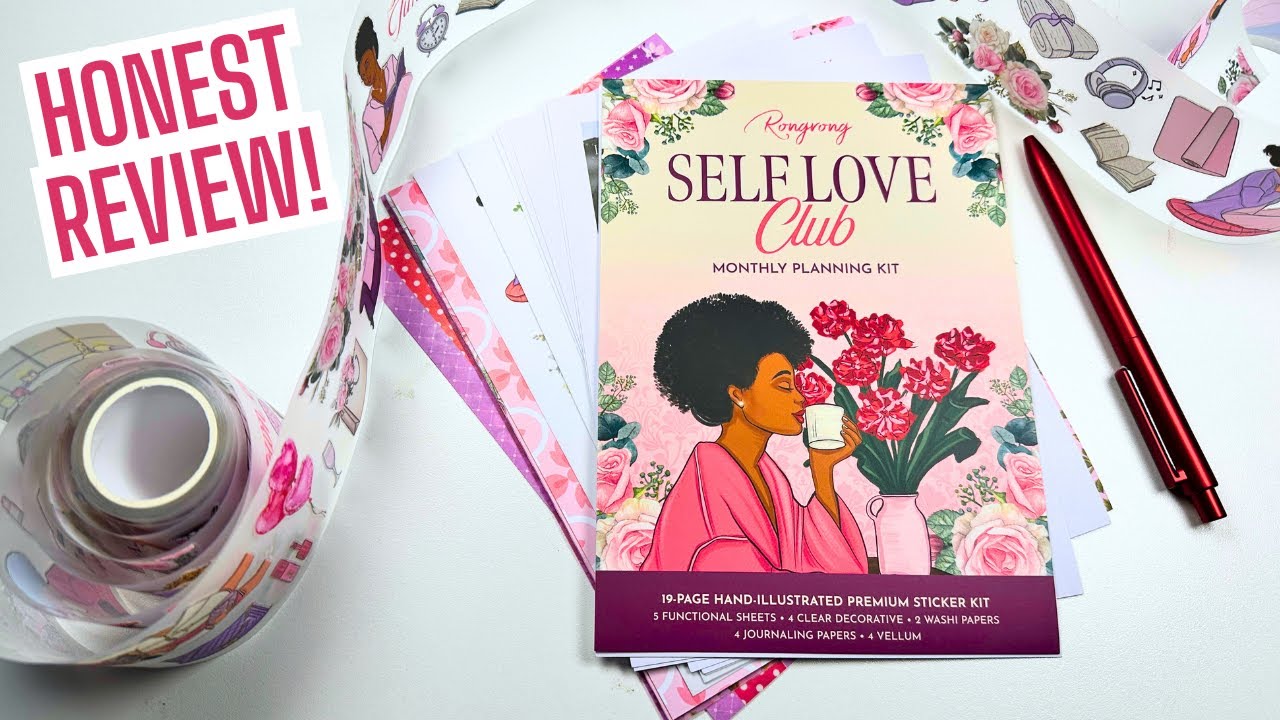 Распаковка и планирование вместе со мной! 💖 Ежемесячный набор Rongrong Self Love Club
