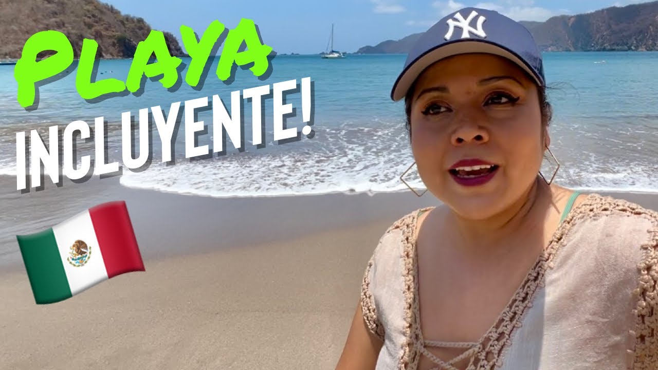 CUASTECOMATES, JALISCO ♿️ PLAYA INCLUYENTE 😍 Primera vez VISITANDO ⛱️ PLAYA en MELAQUE ☀️🌴