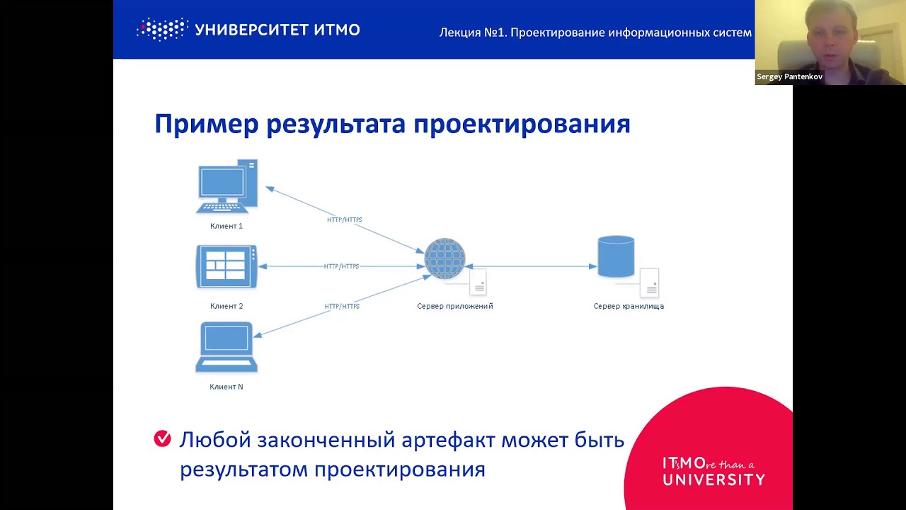 Основы проектирования информационных систем, лекция 1