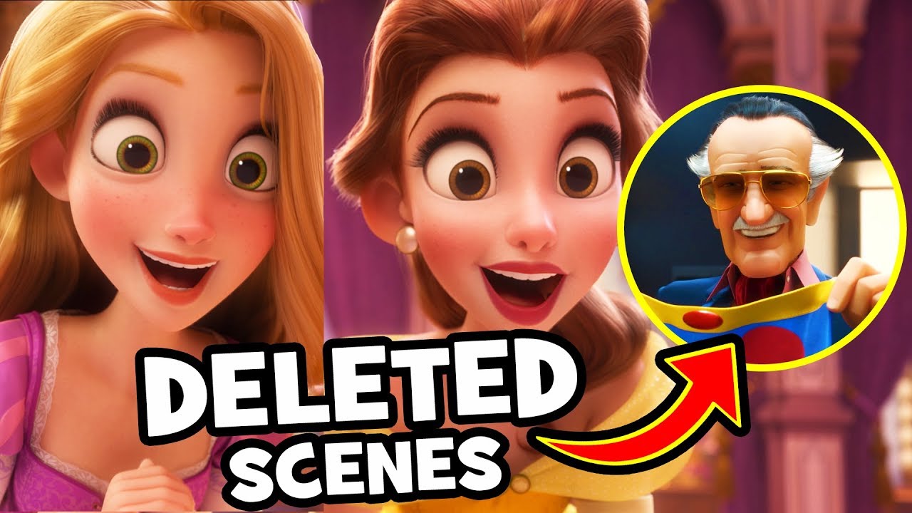 EVERYTHING DELETED From Ralph Breaks The Internet: Wreck-It Ralph 2!