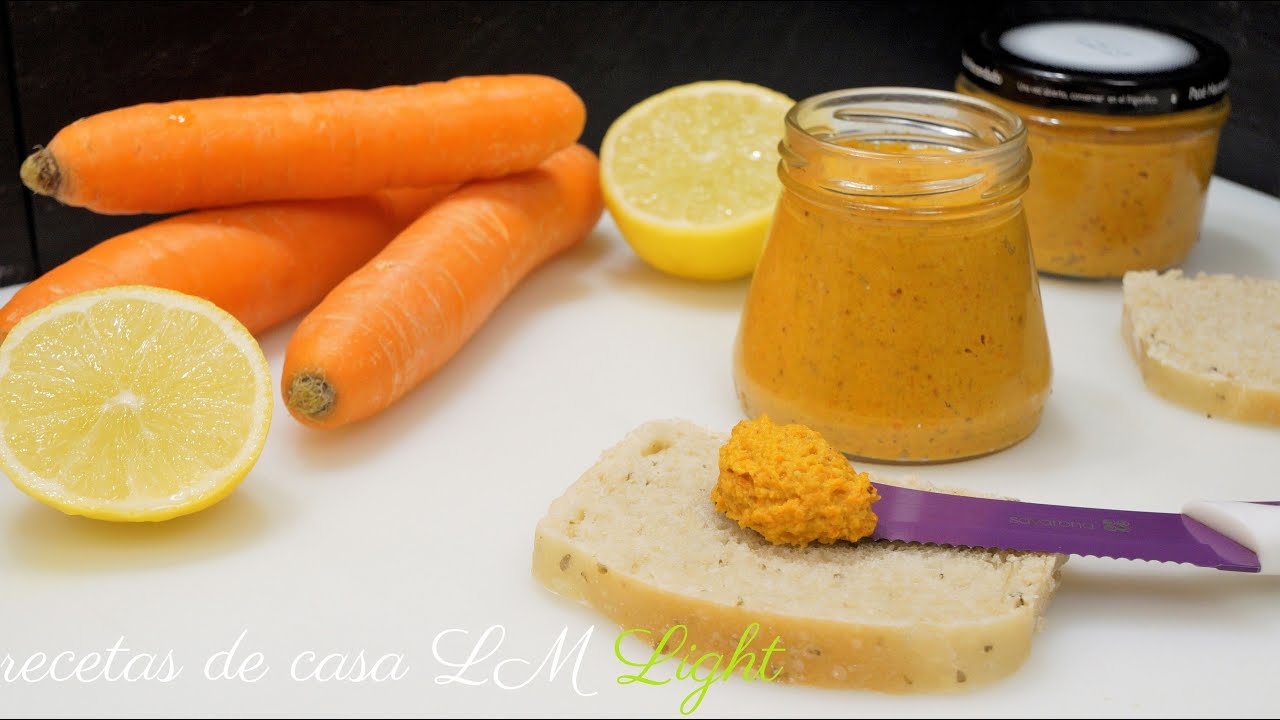 PATÉ DE ZANAHORIA RECETA LIGHT FÁCIL , RÁPIDA Y ECONÓMICA | CARROT PATÉ RECIPE LIGHT EASY AND QUICK