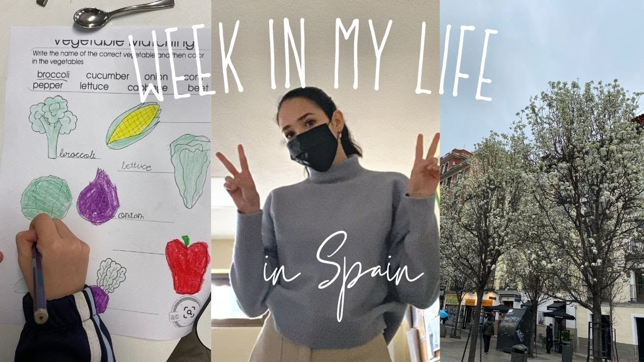 week in my life in spain | teaching, bad weather, & going out!