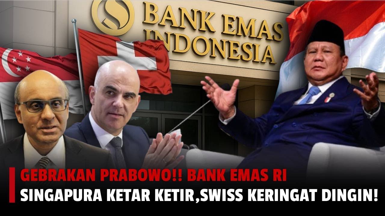 GEBRAKAN PRABOWO! || Ekonomi Indonesia Bangkit, Bank Emas Dan Devisa Negara Disimpan di Dalam Negeri