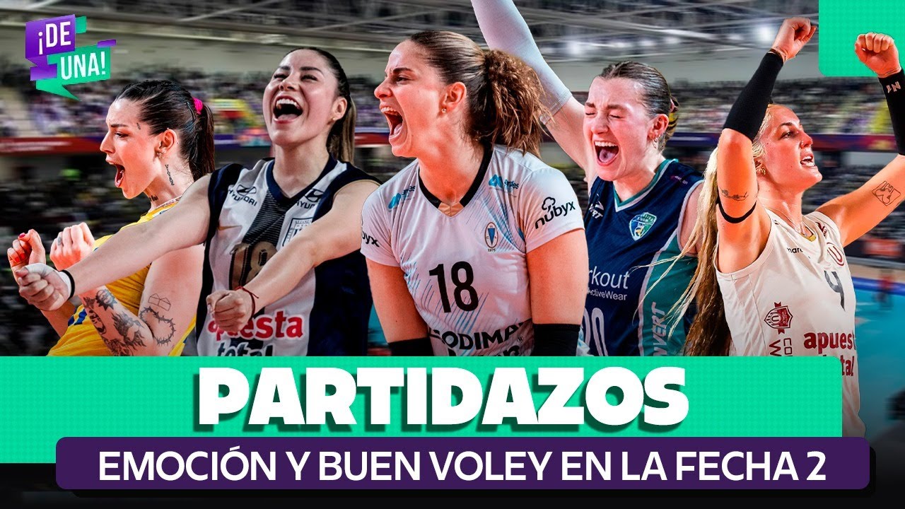 LA FECHA 2 DE LA LIGA DE VÓLEY CON PARTIDOS BUENOS Y EMOTIVOS