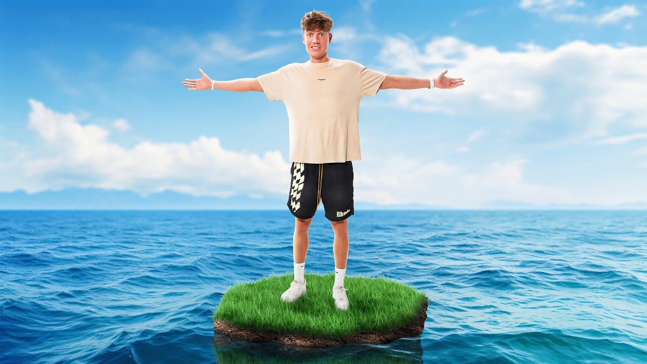 Ich verbringe 24 Stunden auf der KLEINSTEN INSEL Deutschlands