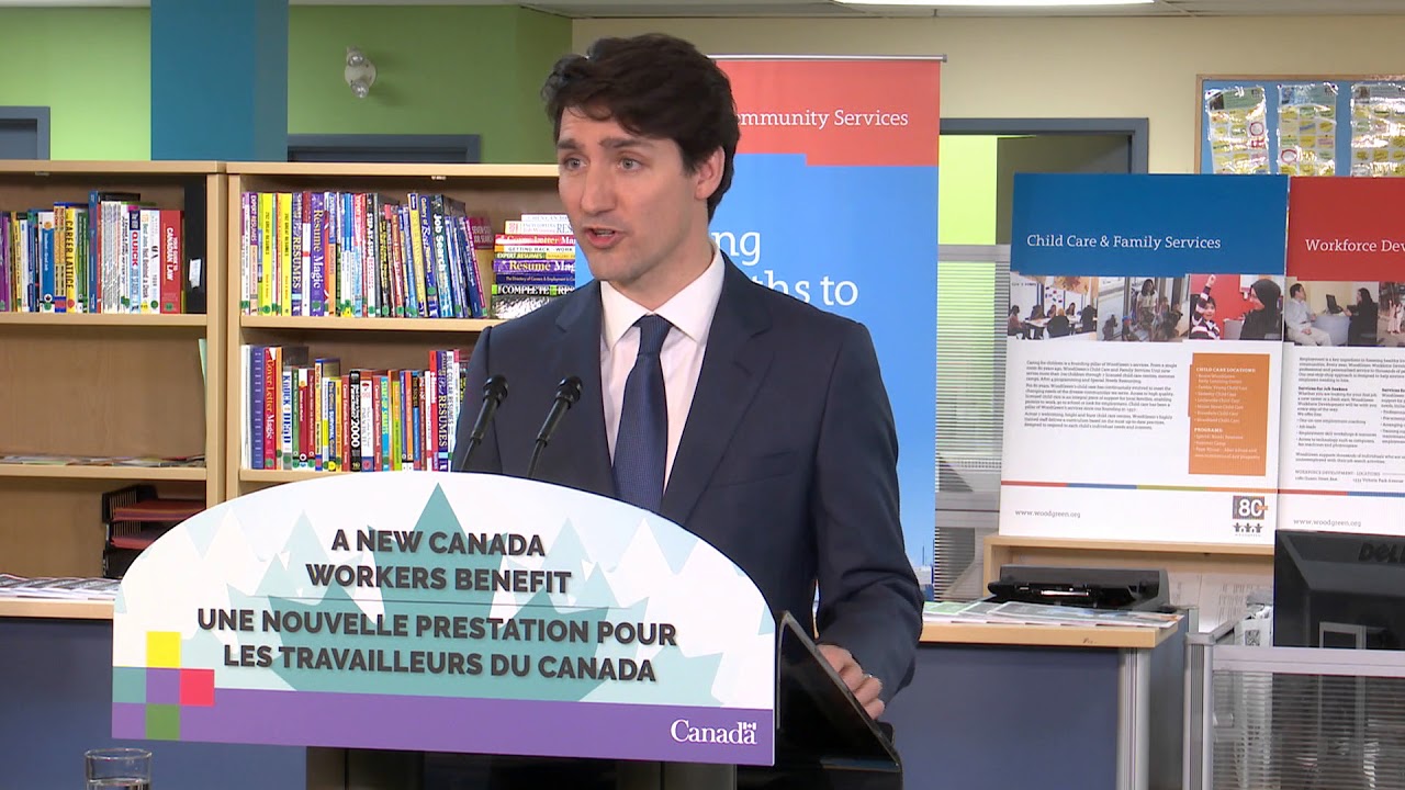 Prime Minister Trudeau delivers remarks on the new Canada Workers Benefit in Toronto