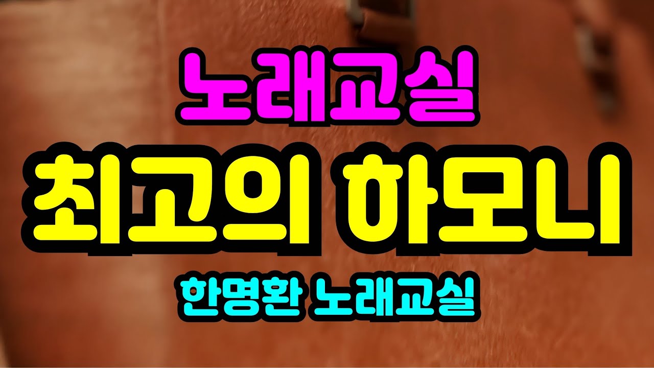 노래교실 최고의 하모니 ㅣ 우리 사랑_패티김&조영남 ㅣ 한명환 노래교실