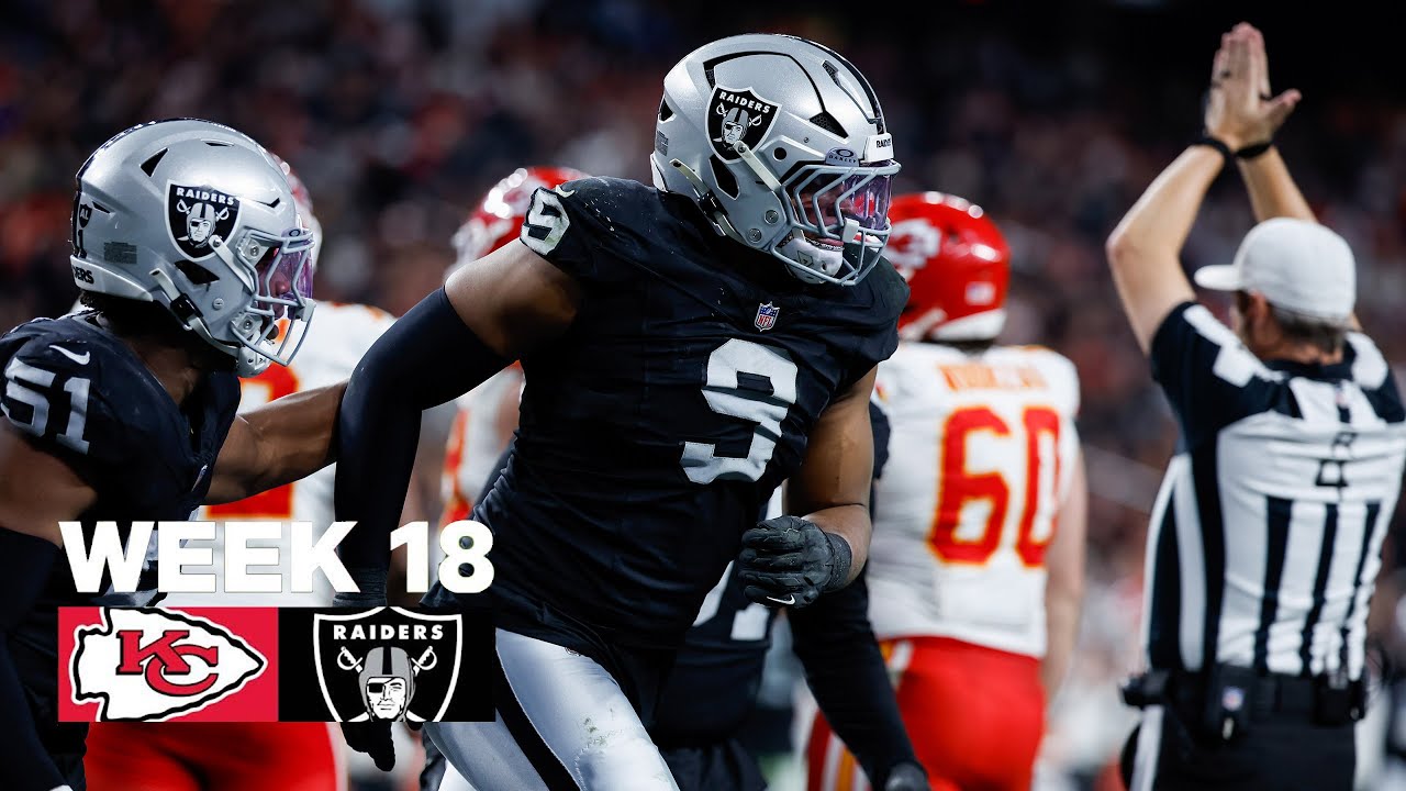 Las Vegas Raiders vs. Kansas City Chiefs Highlights | 2025 NFL Week 18