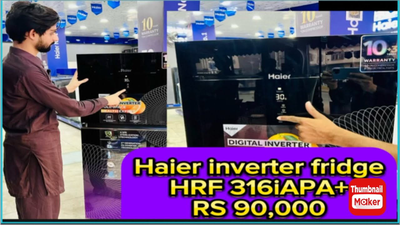 Haier DC inverter refrigerator digital temperature setting HRF316iAPA+ series touch setting control