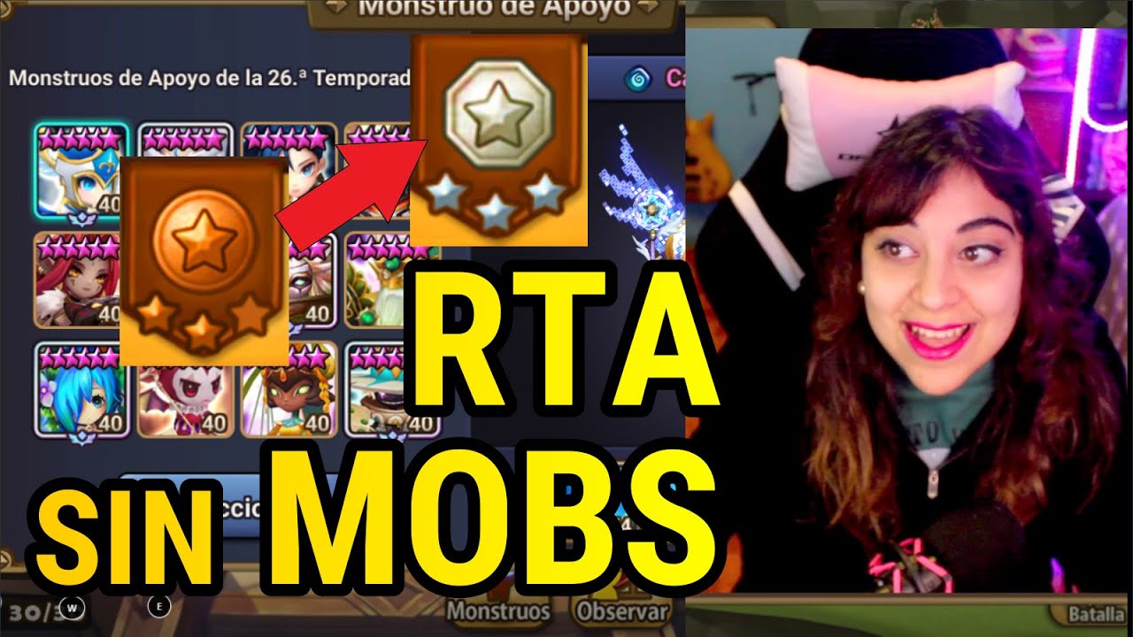SUBE en RTA sin MOBS ni RUNAS 😨usando el APOYO | Summoners War