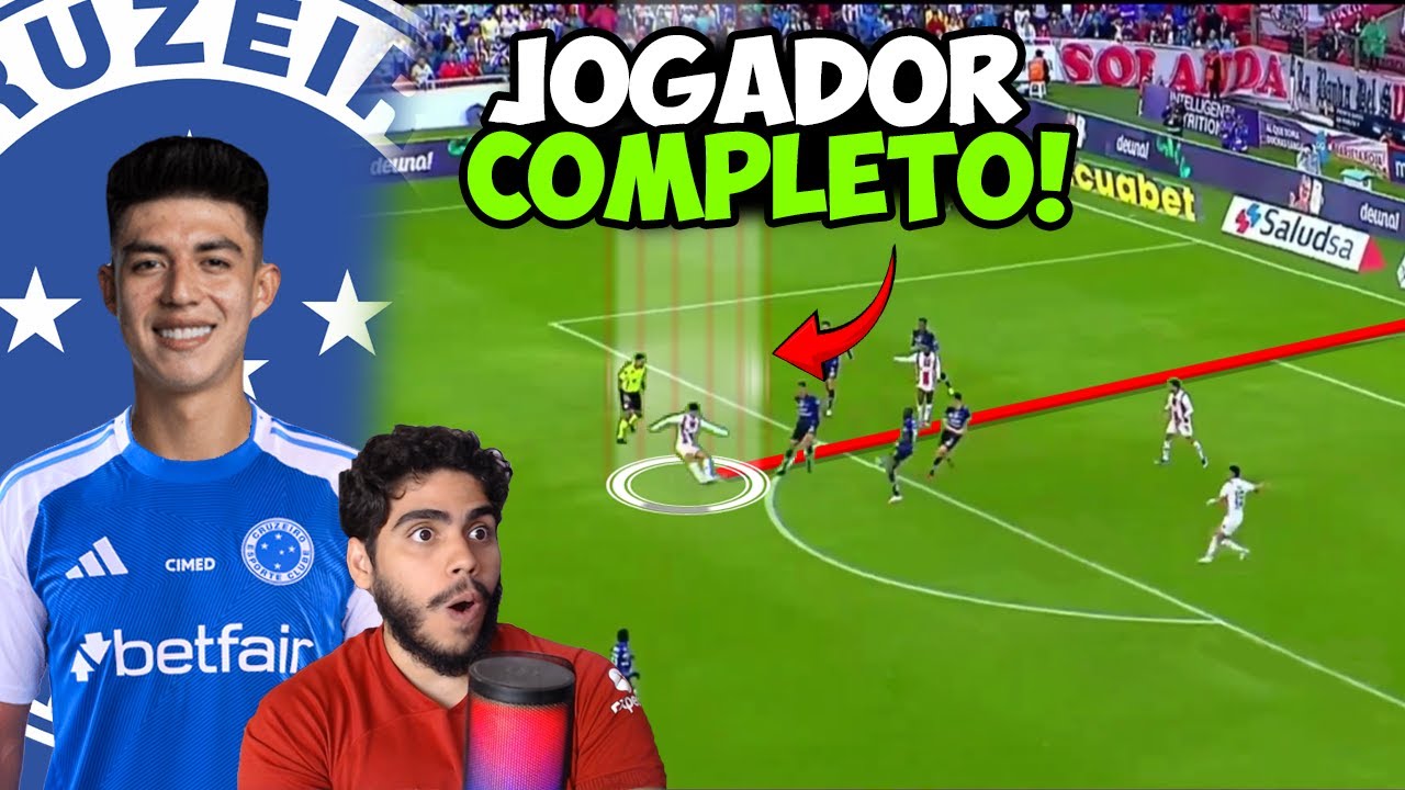 COMO JOGA GABRIEL VILLAMIL POSSIVEL REFOR&Ccedil;O DO CRUZEIRO PRA 2025!