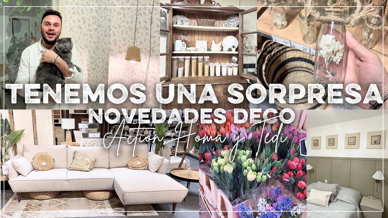 TENEMOS SORPRESA 🤭 CASAS BONITAS 🏡 Vamos al VIVERO 🌿 NOVEDADES DECORACIÓN Action, Tedi y Homa 😍 VLOG