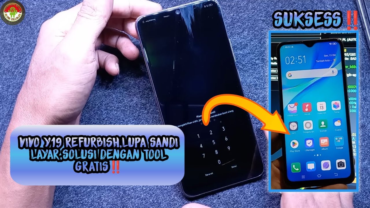 VIVO Y19 Refurbish,LUPA SANDI LAYAR,SOLUSI DENGAN TOOL GRATIS‼️
