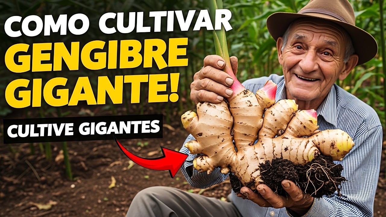 99% Erram no Cultivo do Gengibre (Faça Assim para Colher Gigantes!)