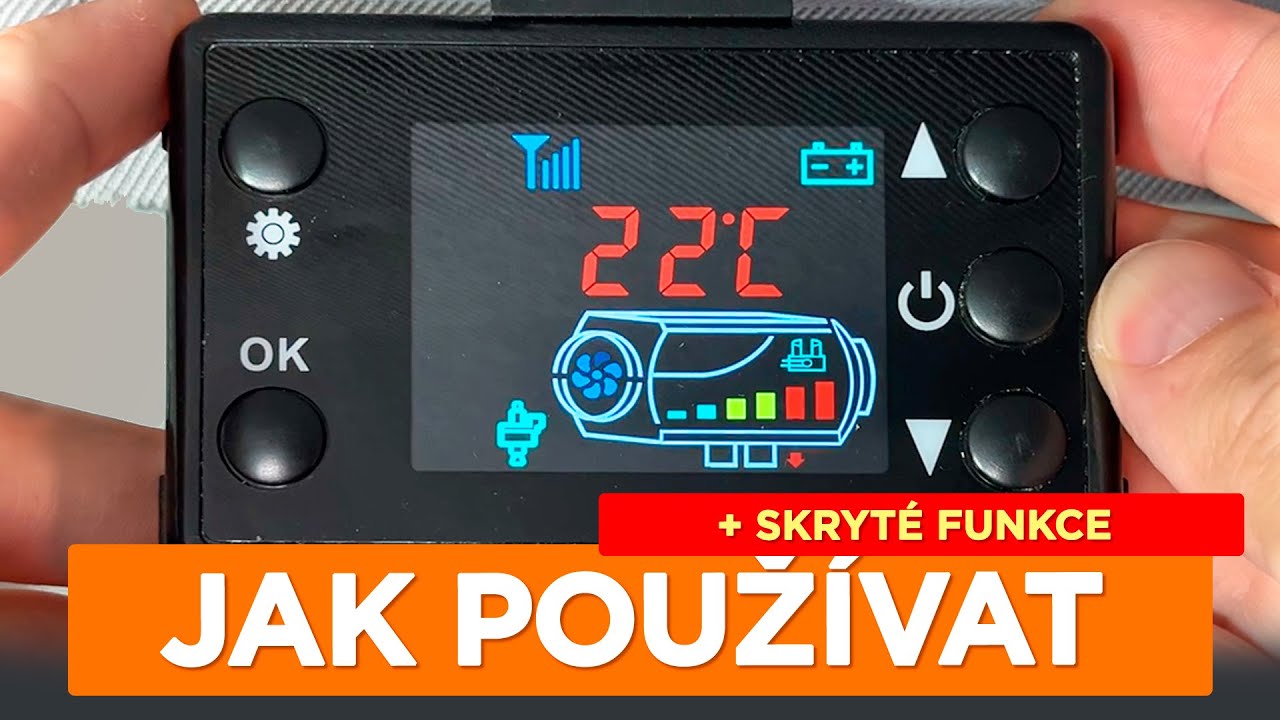 NÁVOD K POUŽITÍ Čínské Naftové Topidlo ( Webasto ) Topení