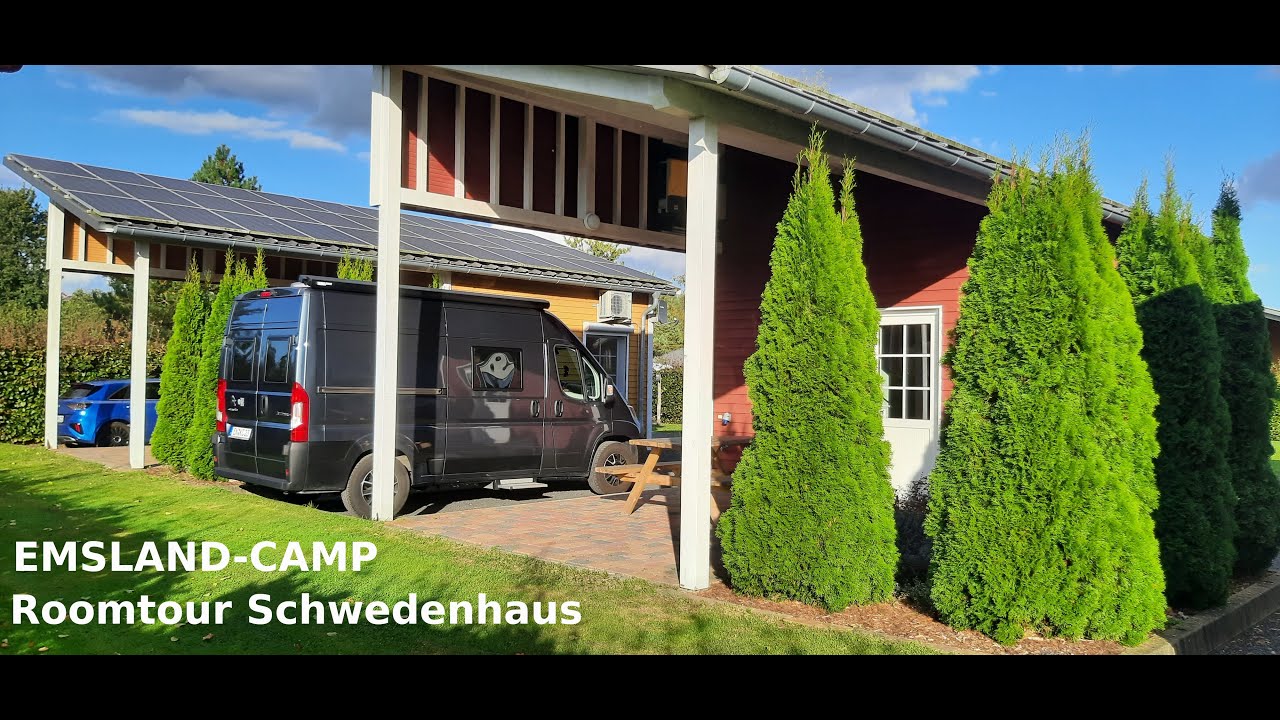 EMSLAND-CAMP | Anreise + Roomtour Schwedenhaus | Tinyhaus | unterwegs mit dem Clever Cleverly 540 |