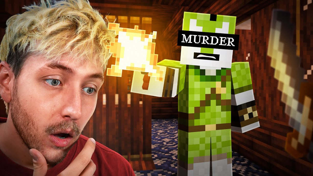 We Spelen Minecraft Murder Mystery!