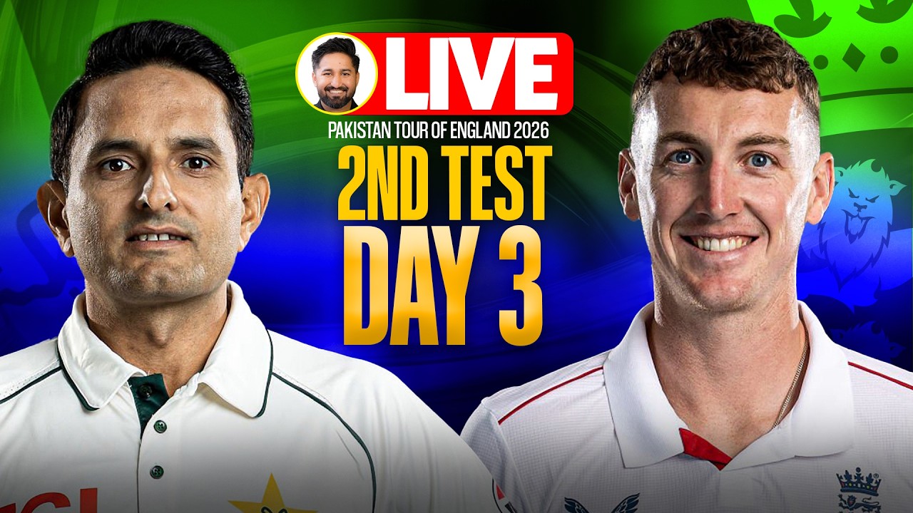 🔴 PAK vs ENG LIVE | 2nd Test Day 3 | Pakistan vs England LIVE | Lord&rsquo;s Test | PTV Sports Live Score