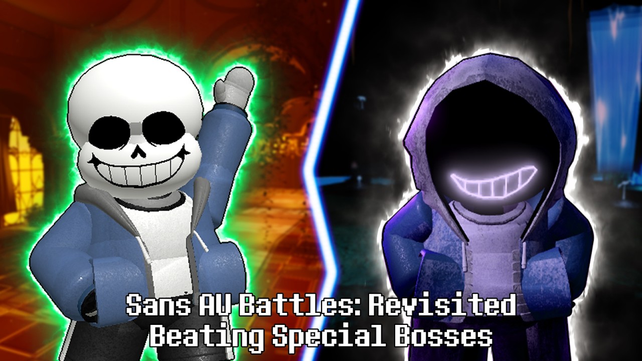 Sans AU Battles: Revisited Beating All Special Bosses