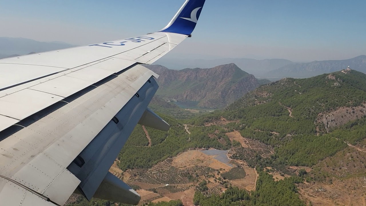 Dalaman airport landing  #anadolujet #landing #dalaman #flight