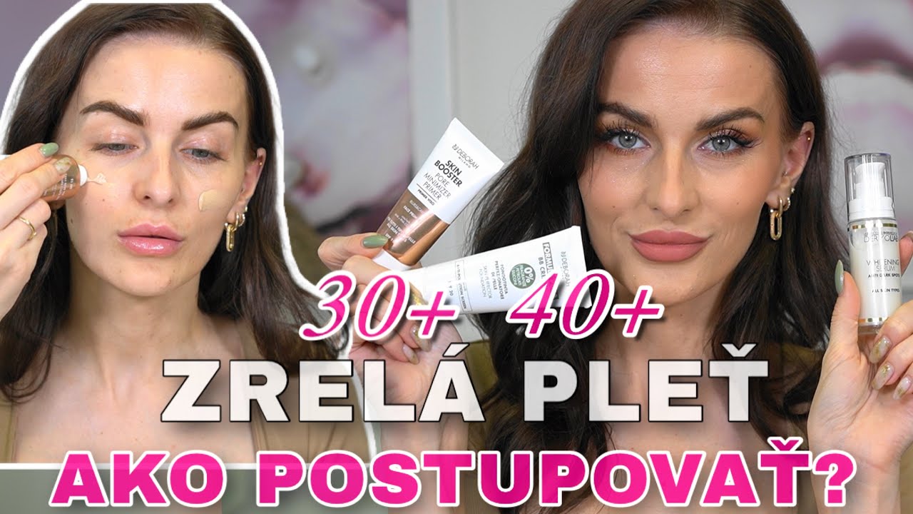 AKO NALÍČIŤ ZRELÚ PLEŤ? OMLADZUJÚCE LÍČENIE A TOP PRODUKTY, KTORÉ K TOMU TREBA. VŠETKO DO 20€