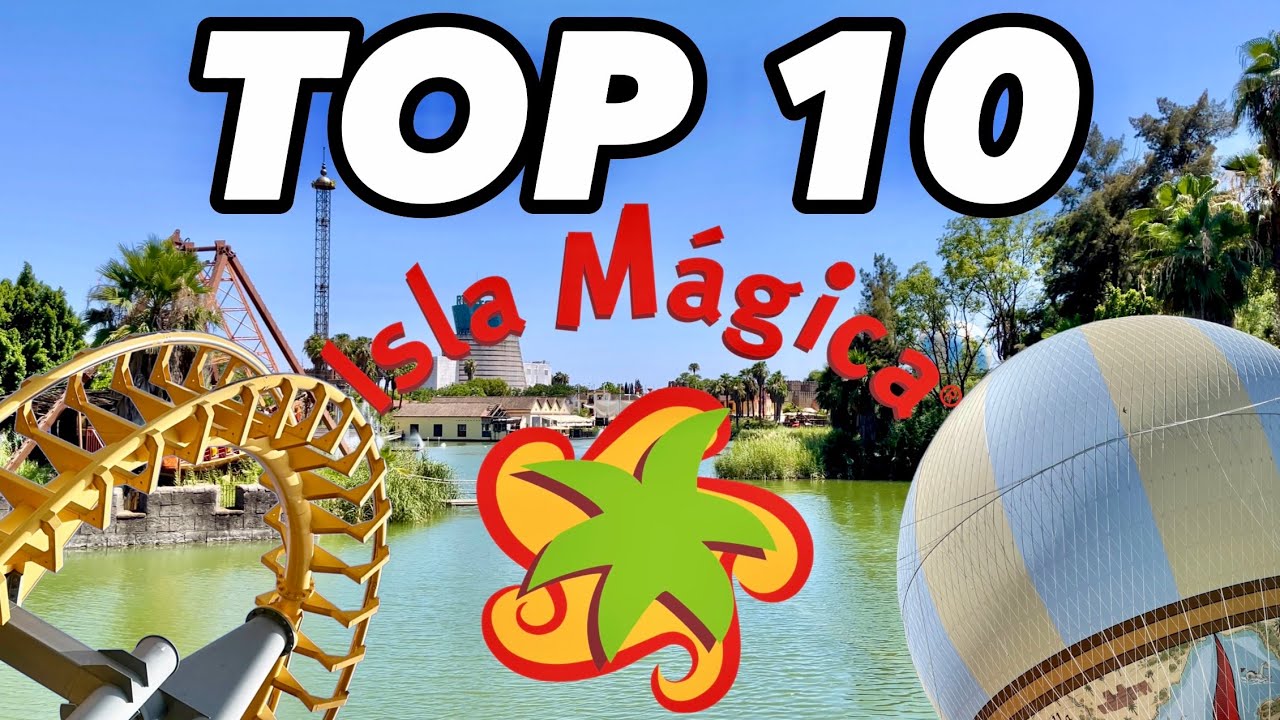 [4K] TOP 10 MEJORES ATRACCIONES DE ISLA MAGICA SEVILLA