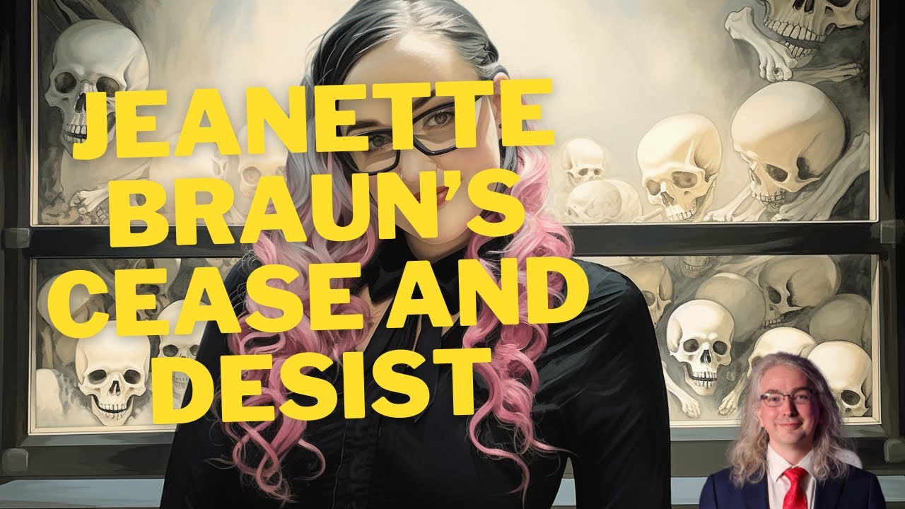 Jeanette Braun's Cease and Desist Is Utterly Unhinged
