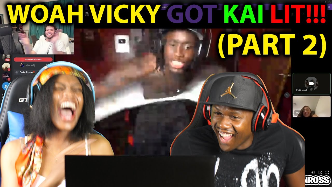ADIN ROSS E-DATE With WOAH VICKY ft. ISHOWSPEED, KAI CENAT, BLOU, POUDII & MORE (PART 2) REACTION