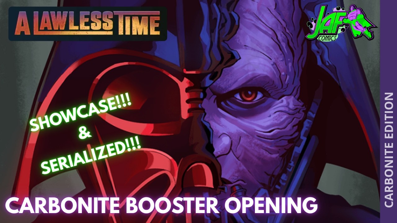 A Lawless Time | Star Wars Unlimited Carbonite Box #1 UNBOXING (SHOWCASE & SERIALIZED PULL)