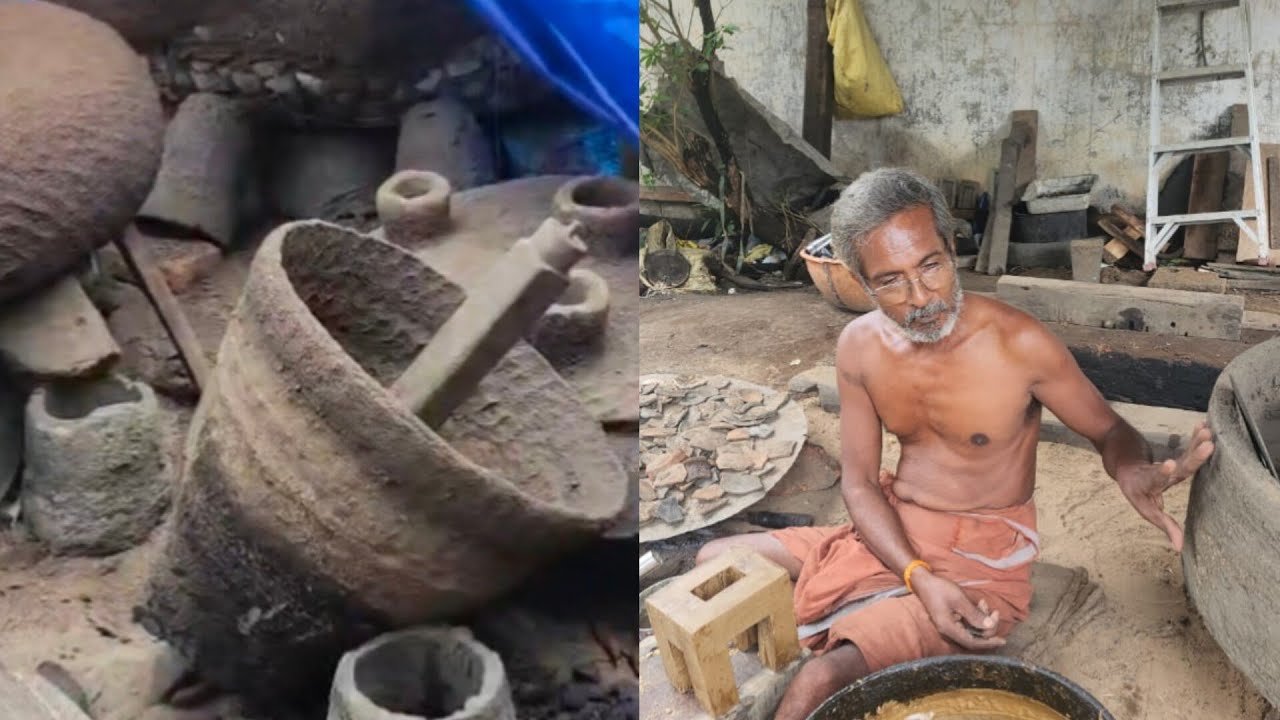 ഓട്ടുരുളി ഉണ്ടാക്കുന്ന സ്ഥലം @mannar, Alappuzha #travel#trending#alappuzha#mannar#craft#bronze#uruli