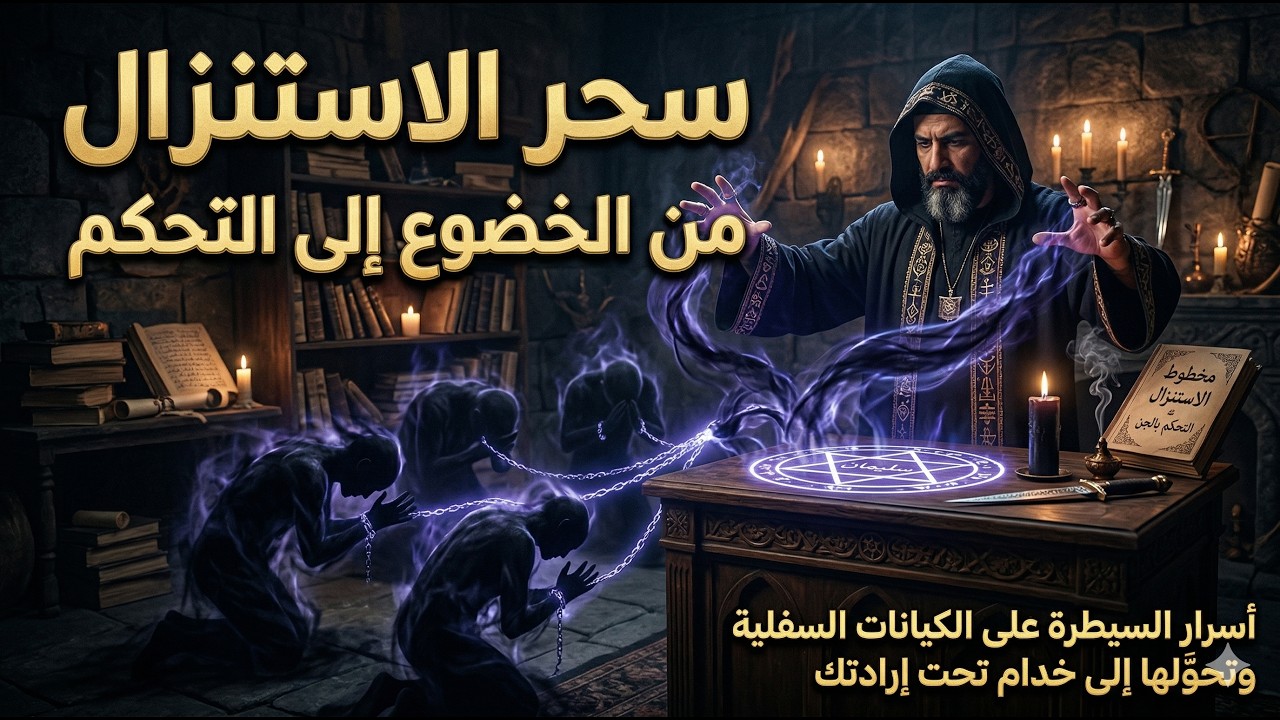 سحر الاستنزال من الخضوع إلى التحكم أسرار السيطرة على الكيانات السفلية وتحوّلها إلى خدام تحت إرادتك
