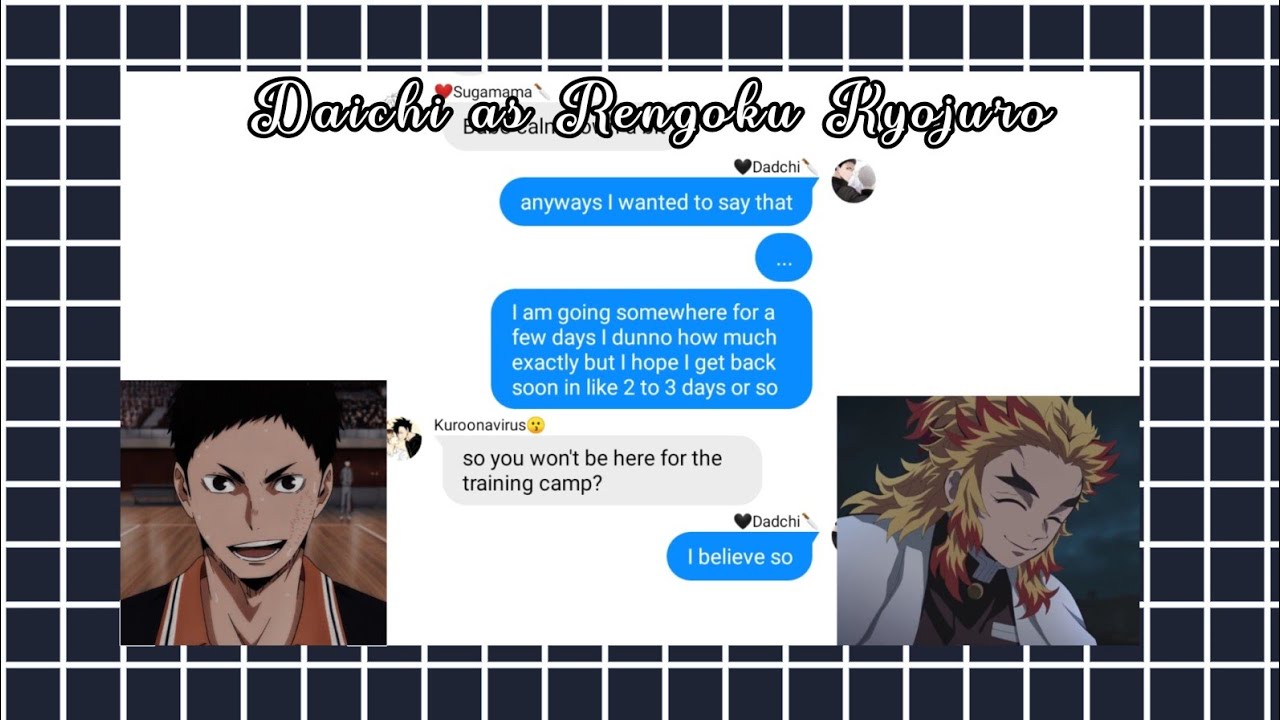 Daichi as Rengoku Kyojuro| Haikyuu x KNY crossover|Mugen Train Arc|part 1