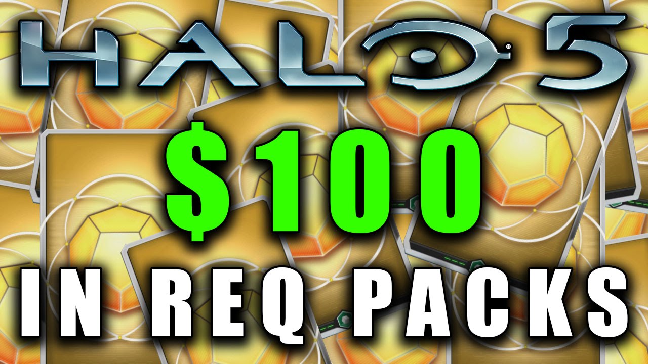 Opening $100's Worth Of REQ Packs | 37 GOLD REQ PACKS | Halo 5 Guardians
