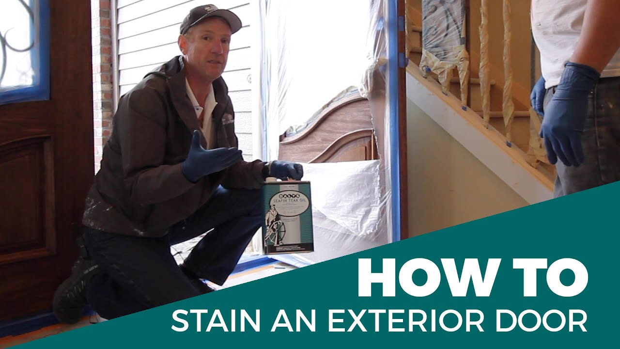 Staining Exterior Doors