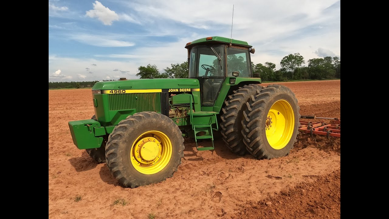 John Deere 4960 tractor + tillage