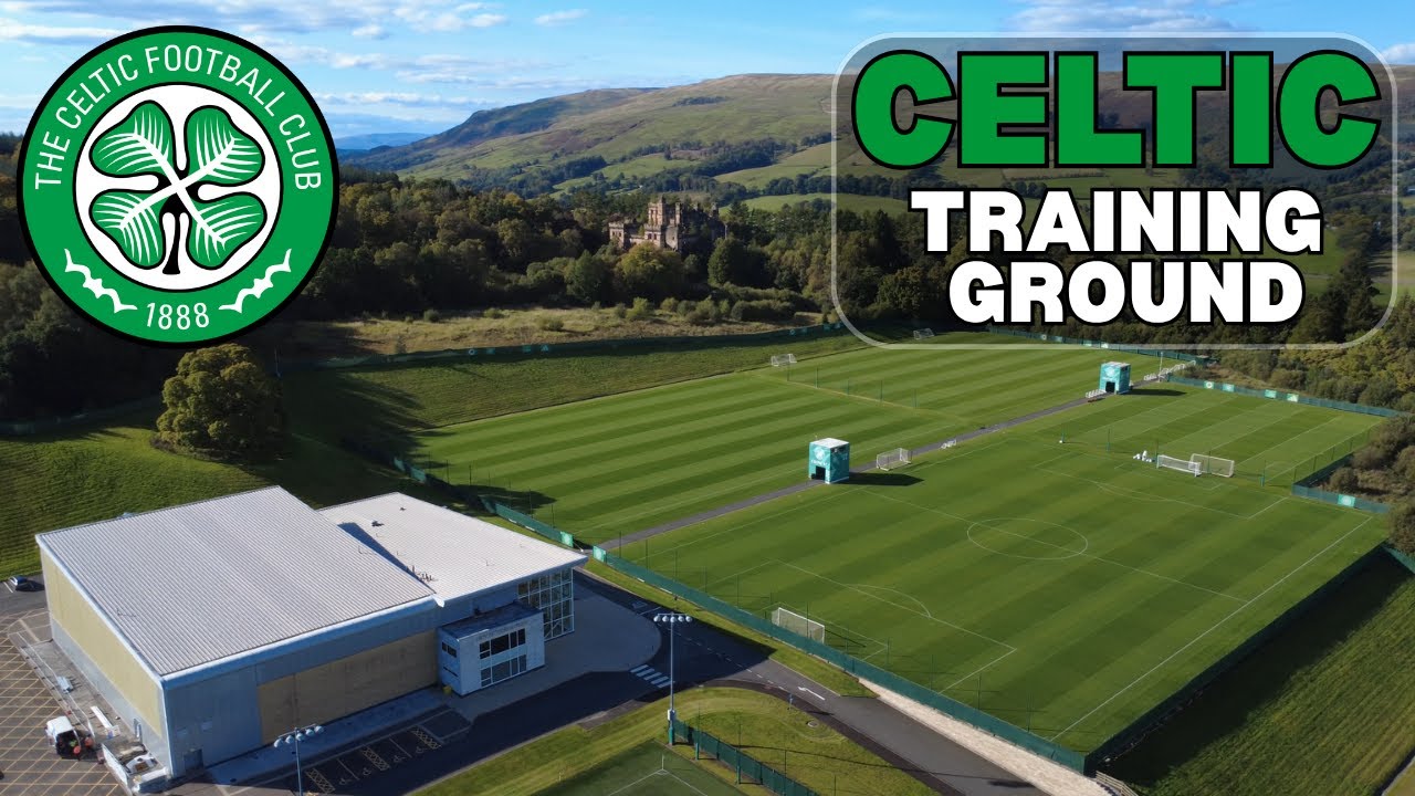 Celtic Training Ground From Above - 4K Drone Views 