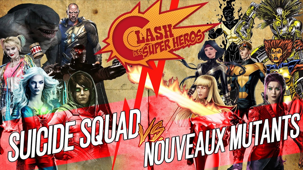 SUICIDE SQUAD VS THE NEW MUTANTS (Les nouveaux Mutants) - CLASH DES SUPER-HÉROS