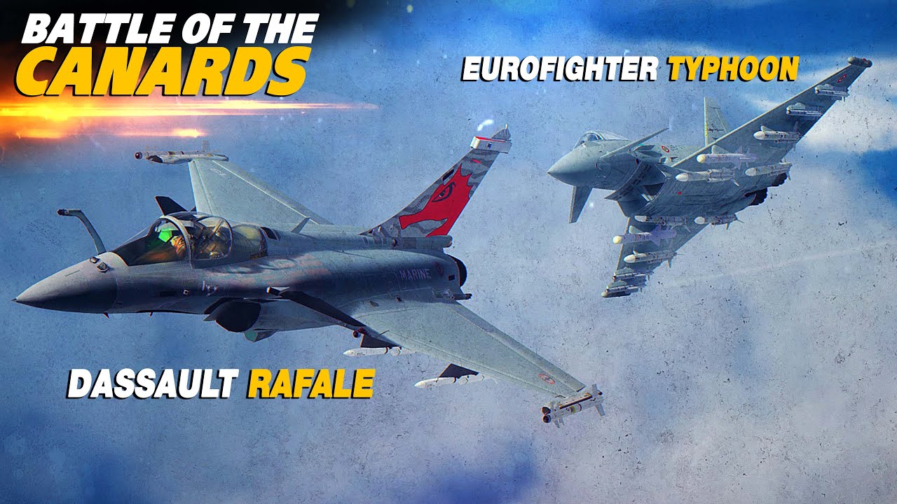 Воздушный бой Dassault Rafale против Eurofighter Typhoon | Цифровой боевой симулятор | DCS |