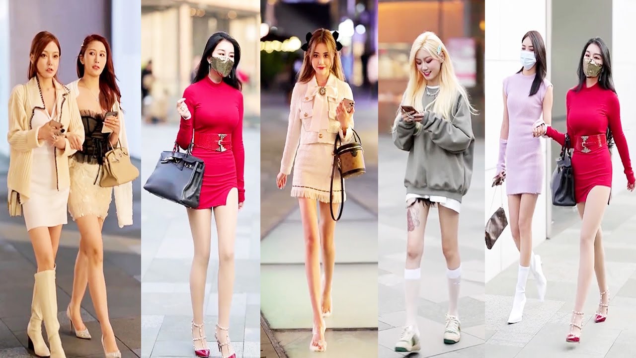Mejores Street Fashion Tik Tok 2021 | Hottest Chinese Girls Street Fashion Style 2021 Ep.81