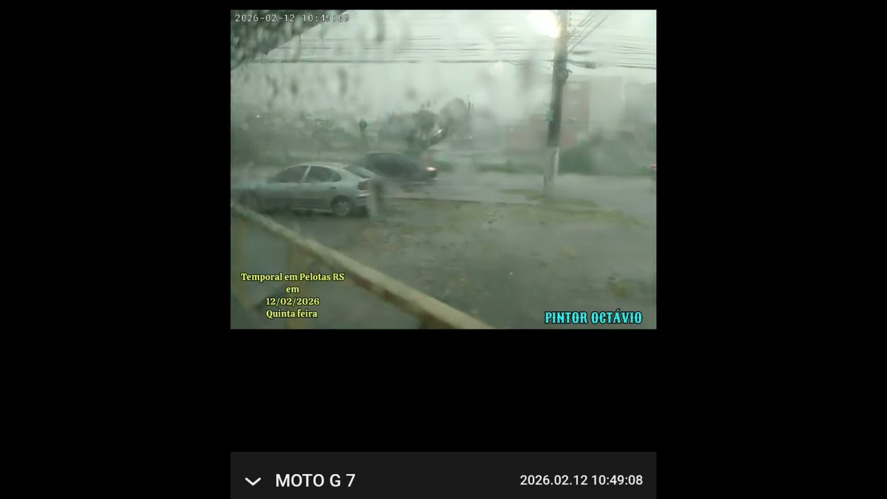 TEMPORAL EM PELOTAS RS EM 12/02/26 .
