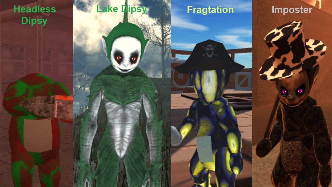 Slendytubbies: Firework | Headless Dipsy, Lake Dipsy, Fragtation & Imposter