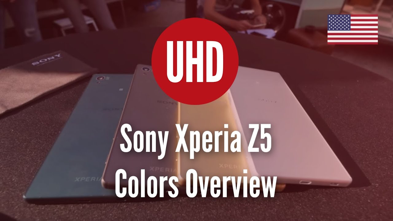 Sony Xperia Z5 Colors Overview [4K UHD]