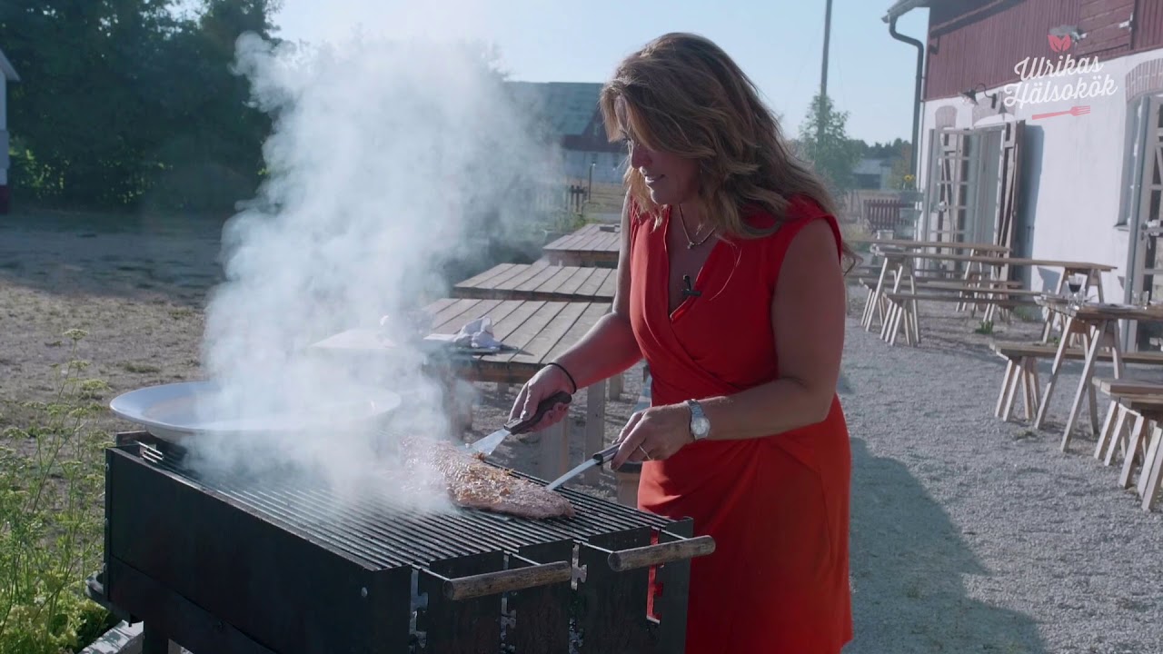 Grillad lax med ramslökssmör