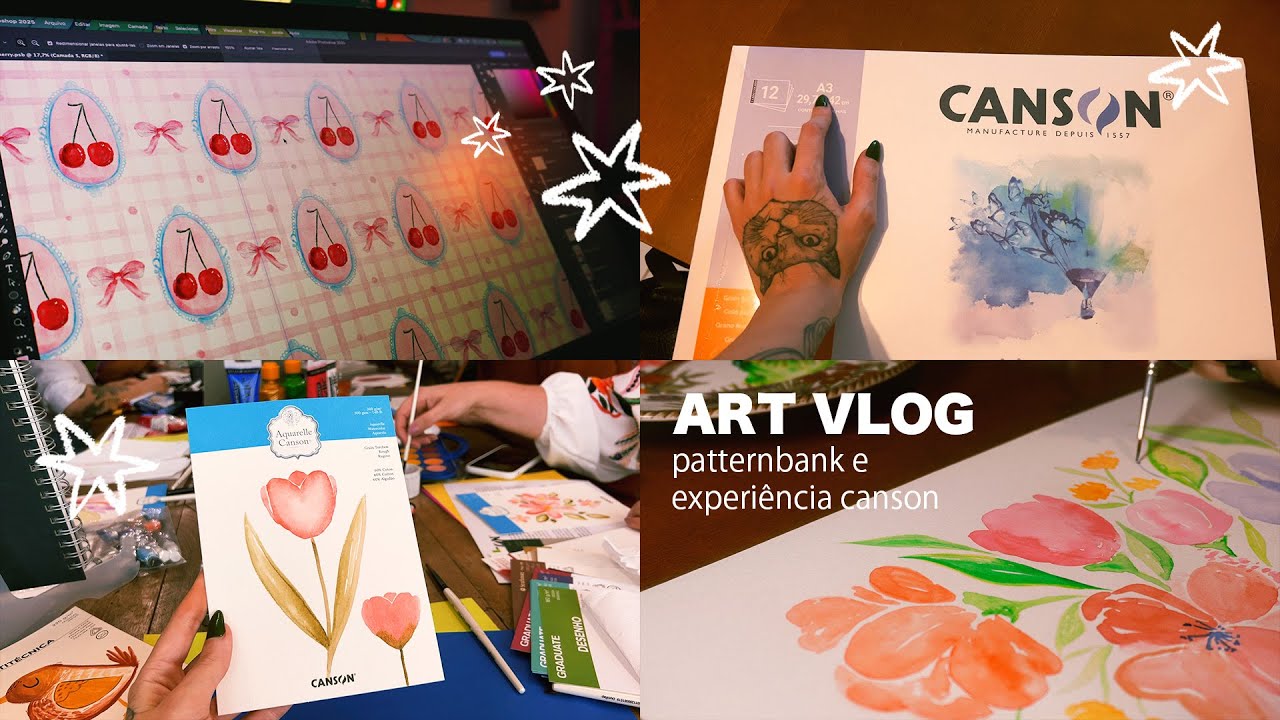 Как отправить отпечатки в Patternbank и опыт Canson ✸ ART VLOG
