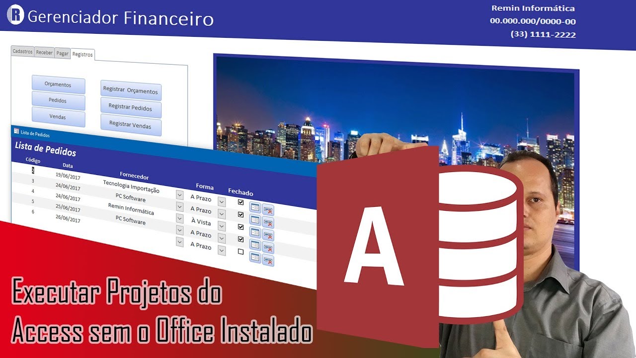 Executar Projetos do Access sem o Office Instalado