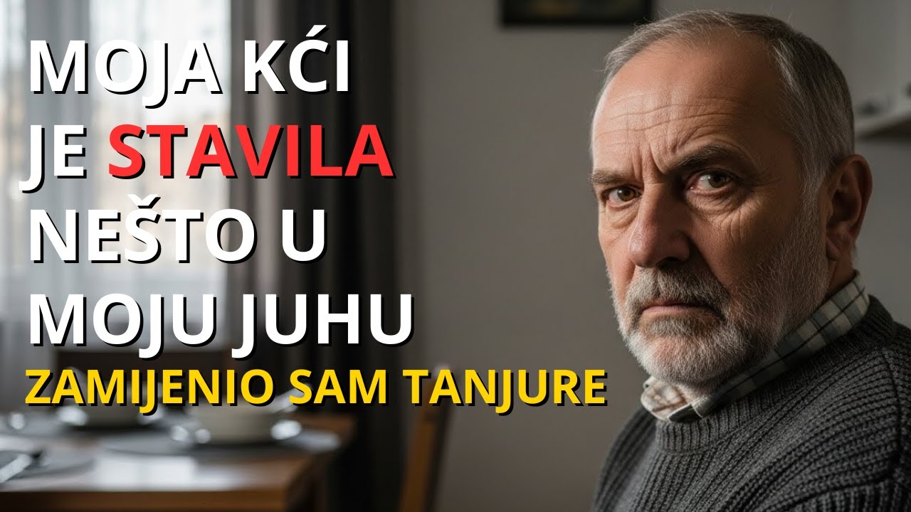 Kći je mislila da nisam vidio što je stavila u moju juhu — zamijenio sam tanjure