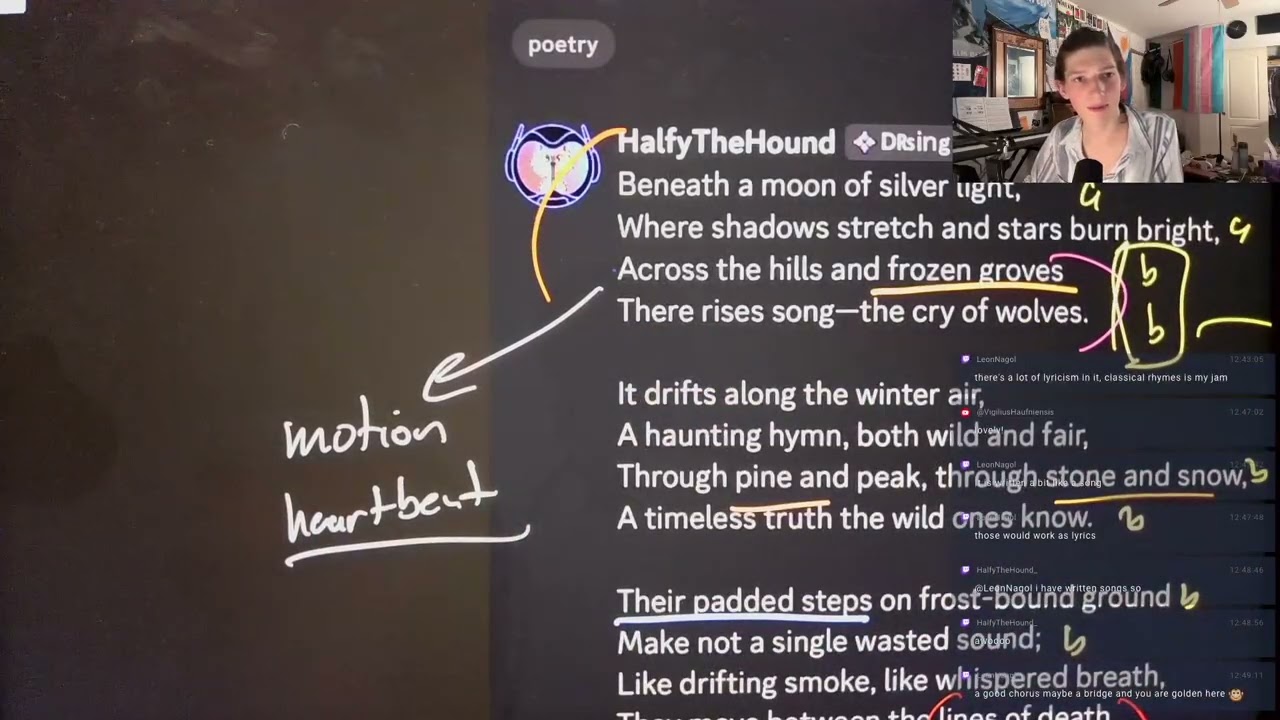 Chatter Poem Analysis: 