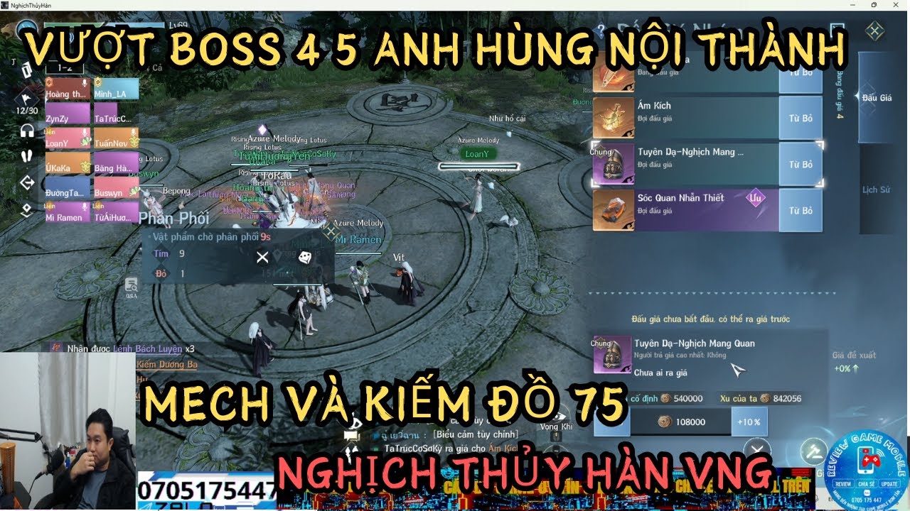 NGHỊCH THỦY HÀN VNG : VƯỢT BOSS 4 5 ANH HÙNG NỘI THÀNH - KIẾM ĐỒ 75 THÔI NÀO