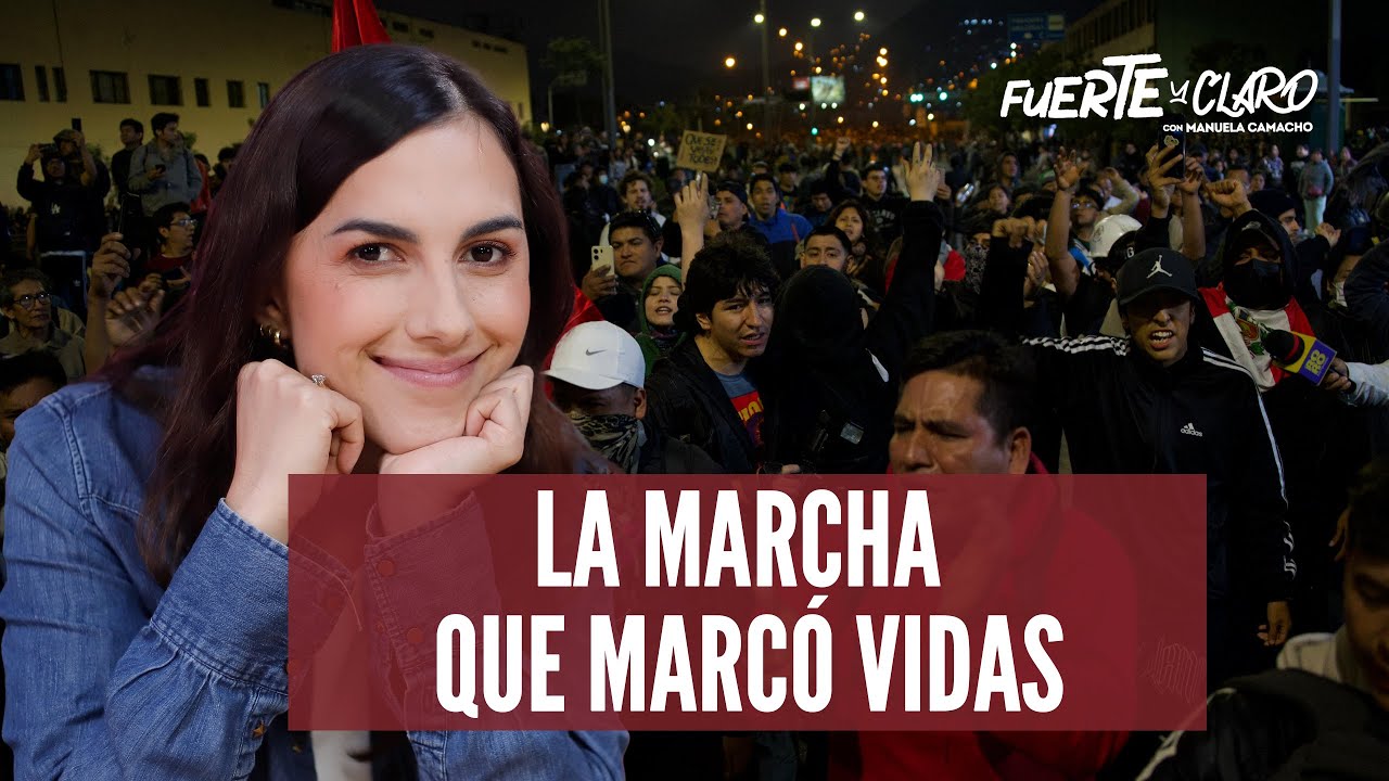 MANUELA CAMACHO: “LA MANIFESTACIÓN FUE PACÍFICA Y LA REPRESIÓN POLICIAL, DESMEDIDA” | FUERTE Y CLARO